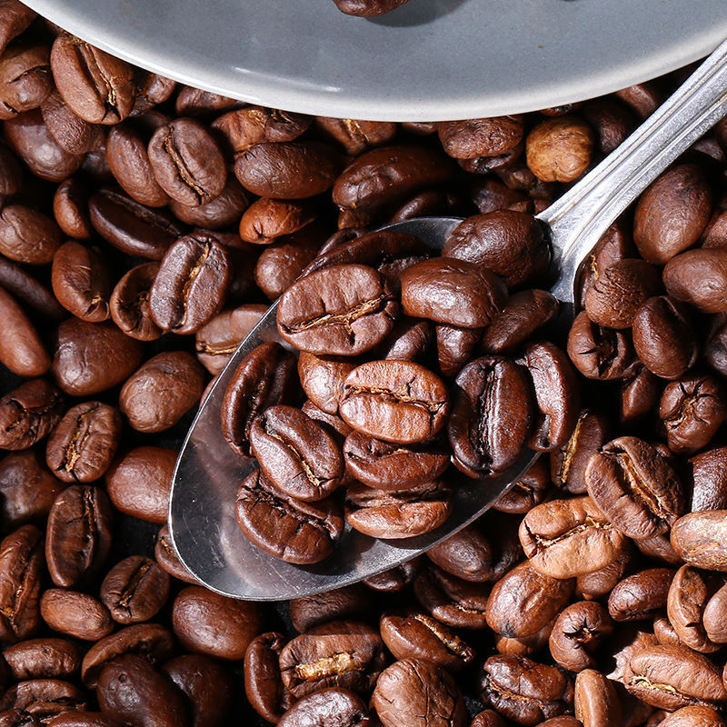 云南小豆咖啡云南咖啡豆中度烘焙黑咖啡袋装云南小粒咖啡云南产咖啡豆