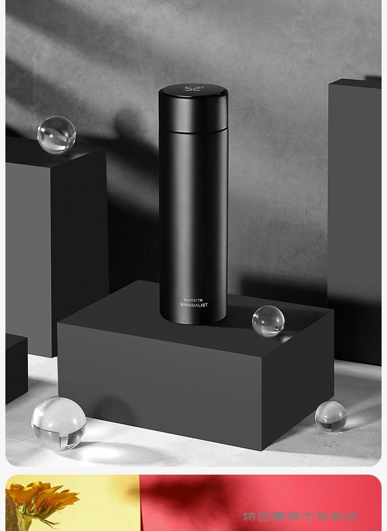 特百惠商场同款温显保温杯女便携316大容量男学生ins水杯子简约可爱网