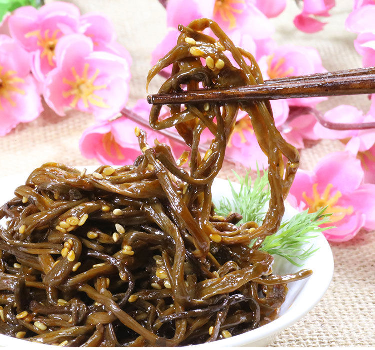 东北特产延边朝鲜工艺咸菜地瓜梗下饭菜拌地瓜梗 地瓜梗250克*6袋