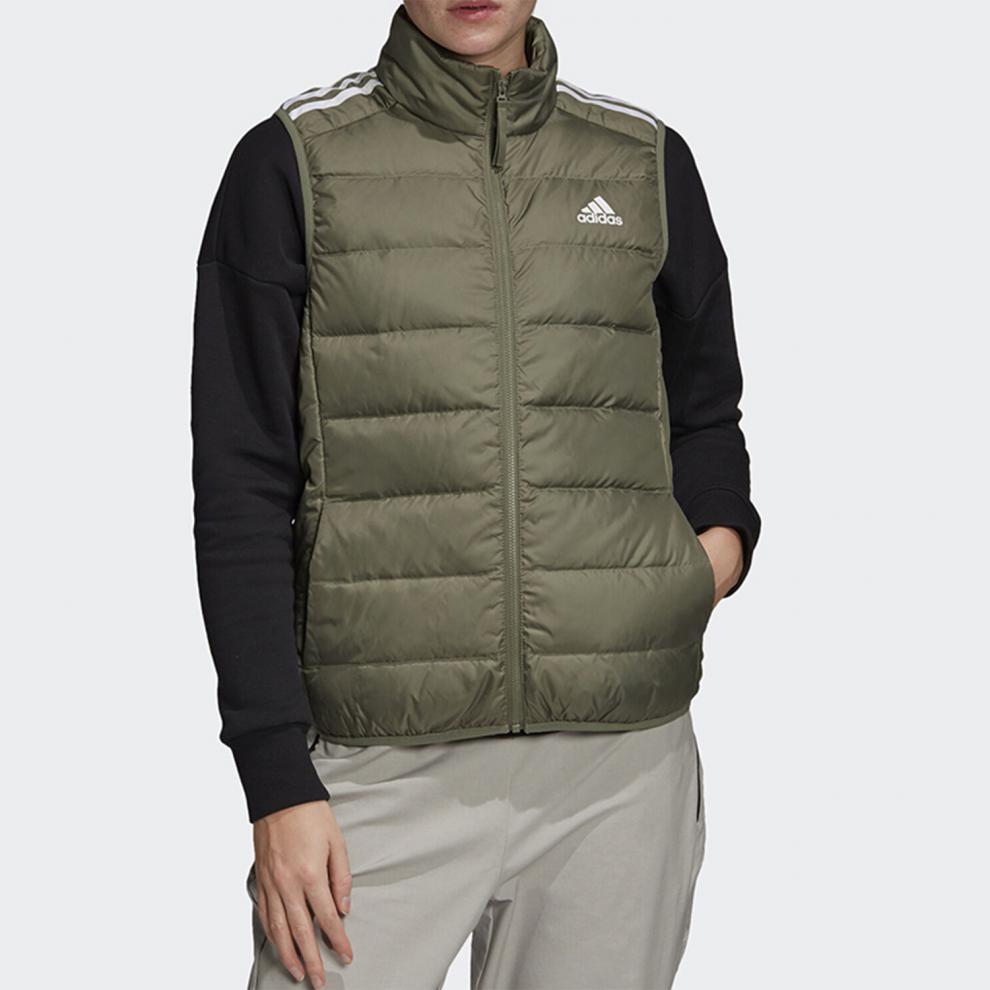 adidas阿迪达斯羽绒马甲女装冬季新款保暖防风轻便保暖连帽羽绒背心