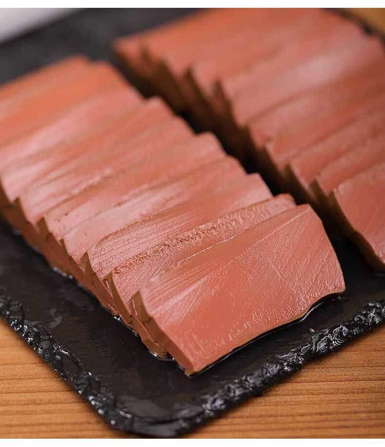 鲜嫩鸭血鸭血盒装商用正宗毛血旺重庆火锅冒菜食材鸭血浆批发300克x8