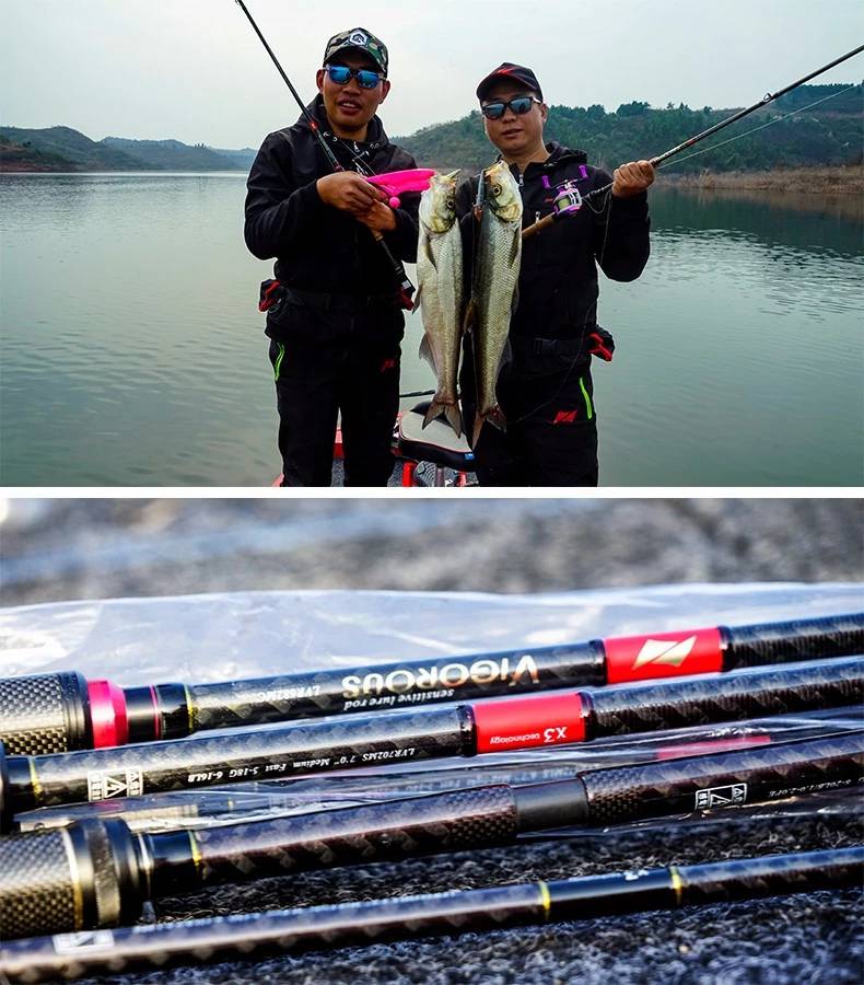 22款领峰路亚竿v8凌激翼梦远投快调凌峰鳜鱼鲈鱼泛用鱼竿旗舰店 蓝色