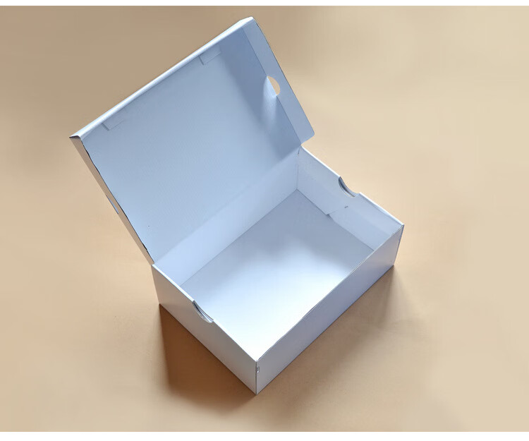 鞋盒快递牛皮纸翻盖纸盒收纳盒礼品盒包装 哑黑(需要安装) 中号:30.