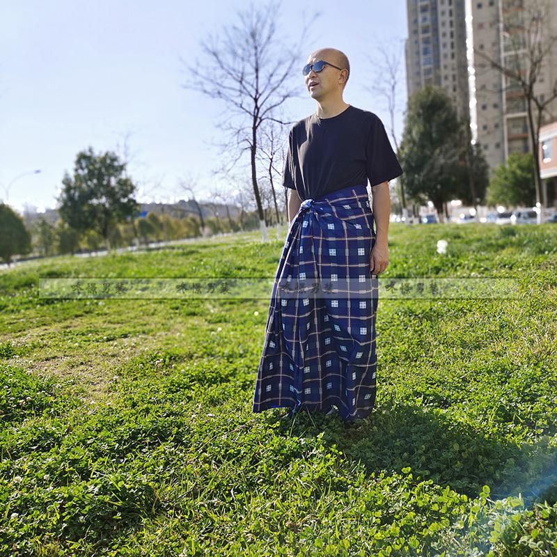 咚憬 缅甸隆基裙子沙滩旅游度假休闲表演夏季民族传统服饰2022 13号色