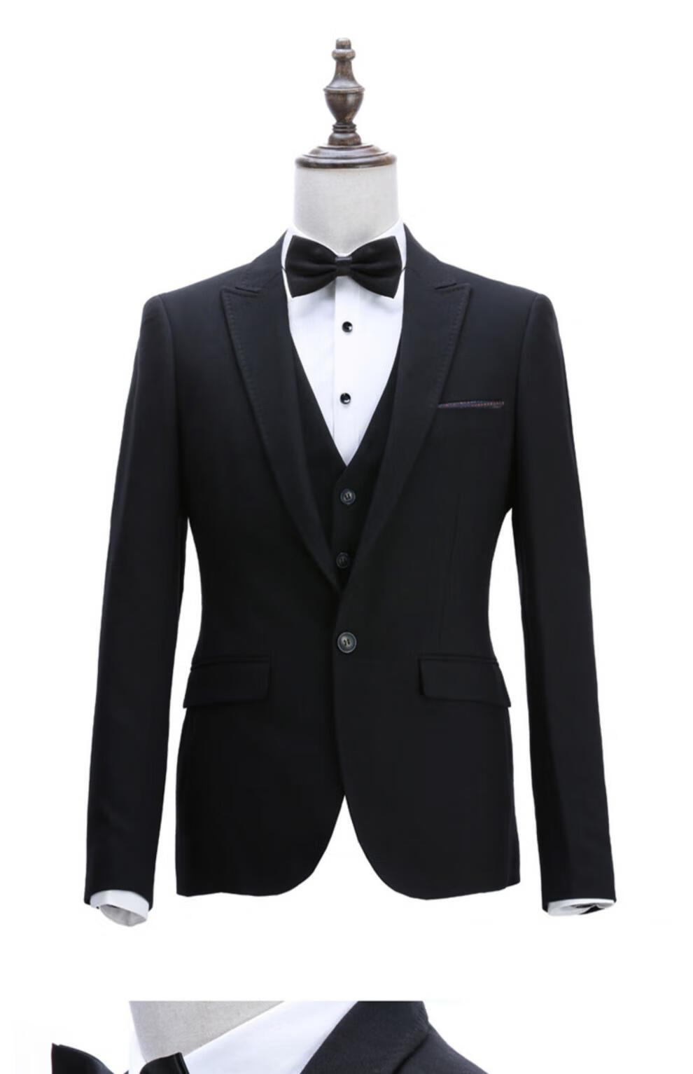 兄弟团服装租赁伴郎服兄弟团衣服装西式婚礼大码马甲新郎西装套装男