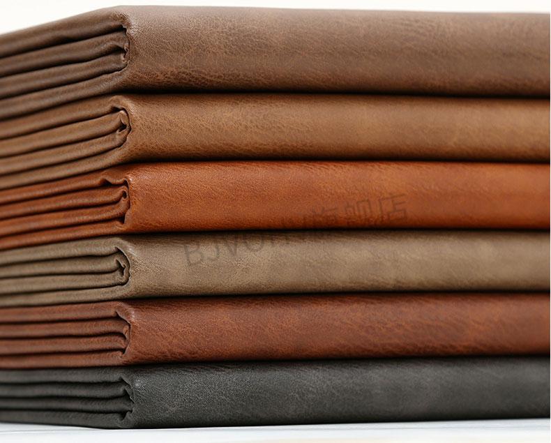 牛皮布料西翼疯马皮革人造革沙发布料pu皮1.