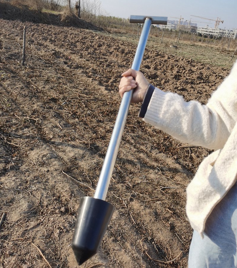 种草莓神器打孔机农用工具打窝栽苗移苗打洞打眼器大棚蔬菜定植器