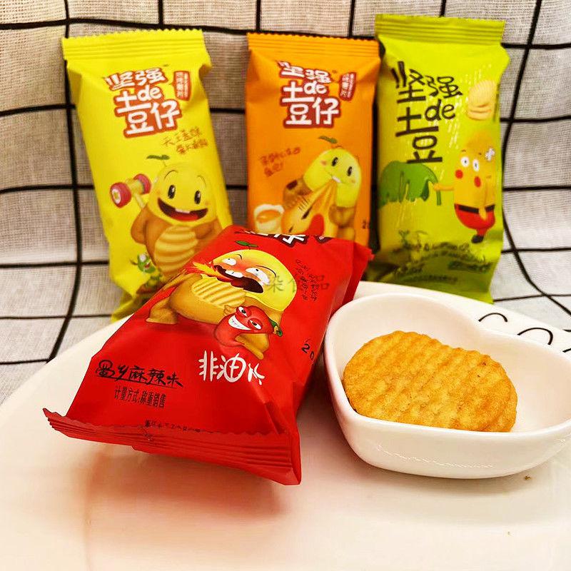 坚强的土豆薯片 小王子薯片整箱坚强de土豆仔非油炸网红混合休闲排