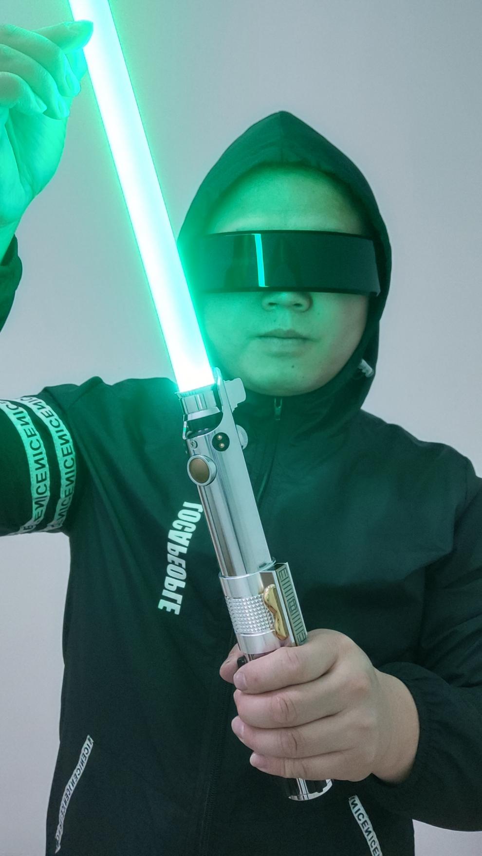 万代欧比旺安纳金像素刃光剑ep3金属星球大战收藏级原力伸缩炫酷男孩