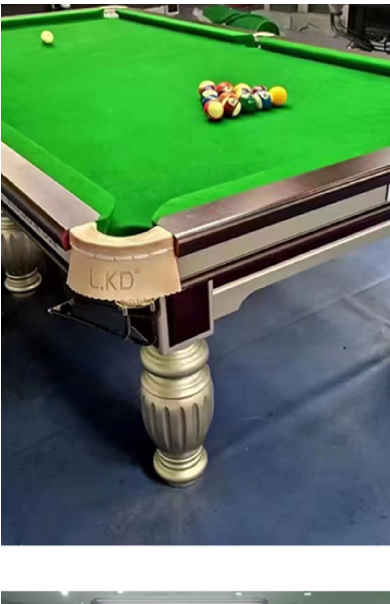 台球桌家用国标型美式桌球台商用钢裤二合一中式黑八球房室内自动 银