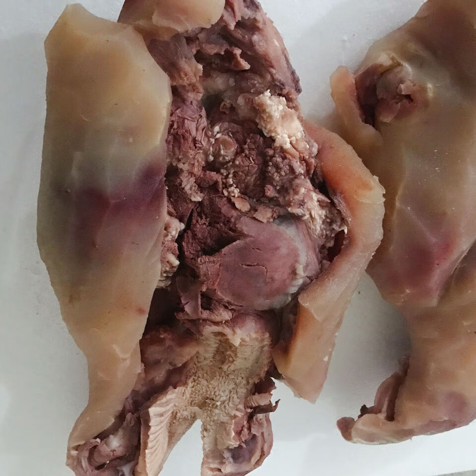 展志曼智新鲜黄牛牛头肉 全熟牛脸肉 清水加工 原味 本地黄牛牛脸搜 1