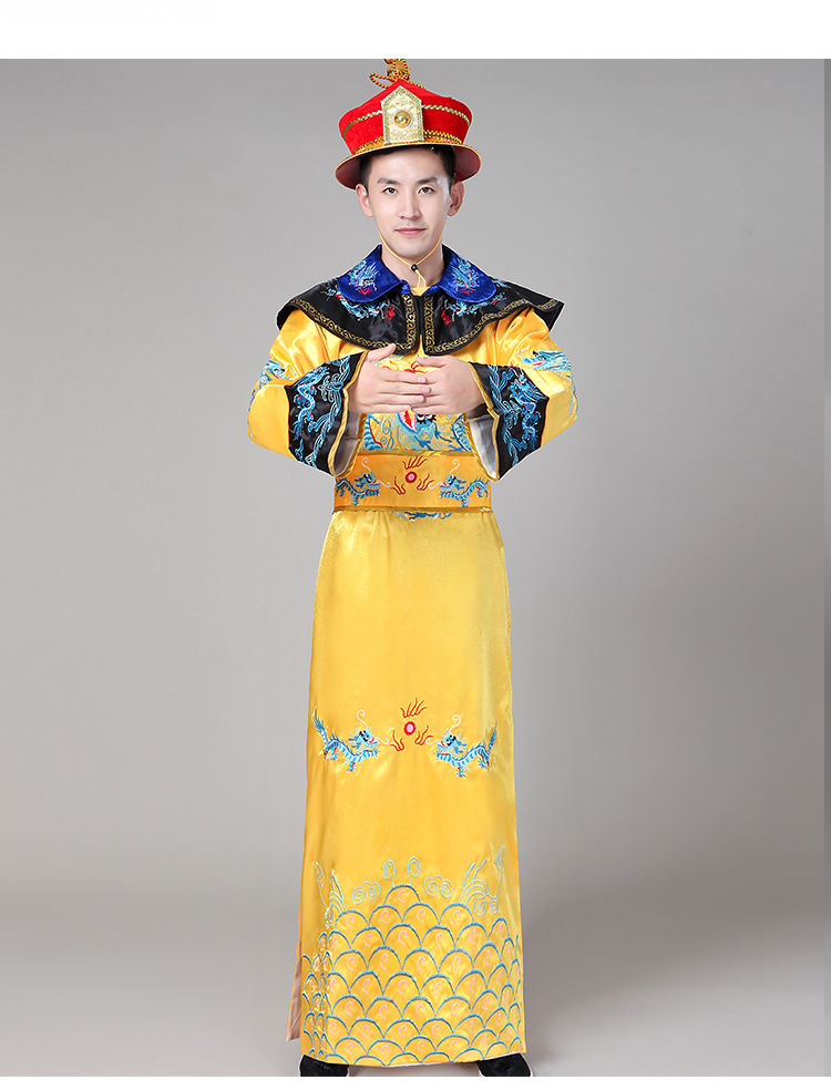 dicify新品清朝官服清朝皇帝服装龙袍皇后凤袍皇上康熙乾隆满族旗服