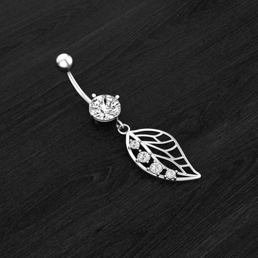 rlrey脐钉性感欧美流苏长款脐环腰间穿刺配饰高质量肚脐环腰环个性