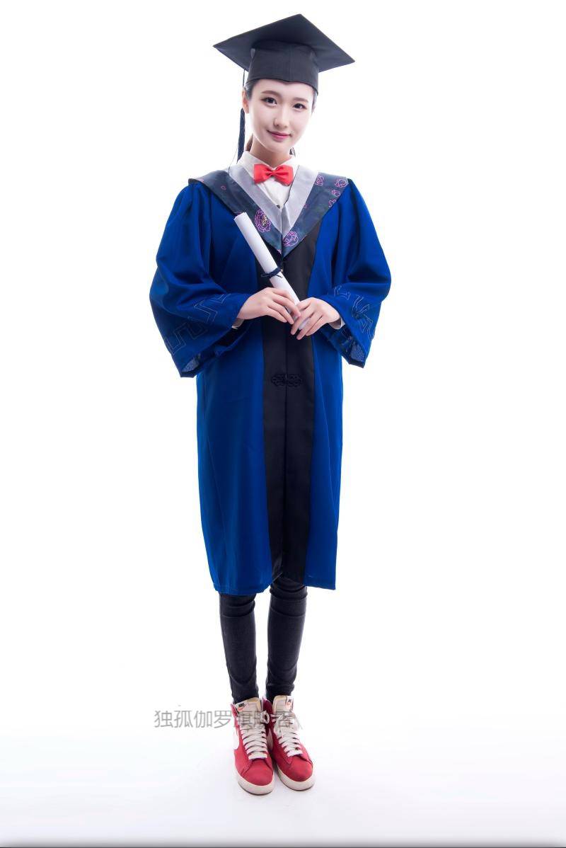 文科医科毕业照服装大学生礼服成人礼硕士服理科灰色全套l身高180以下