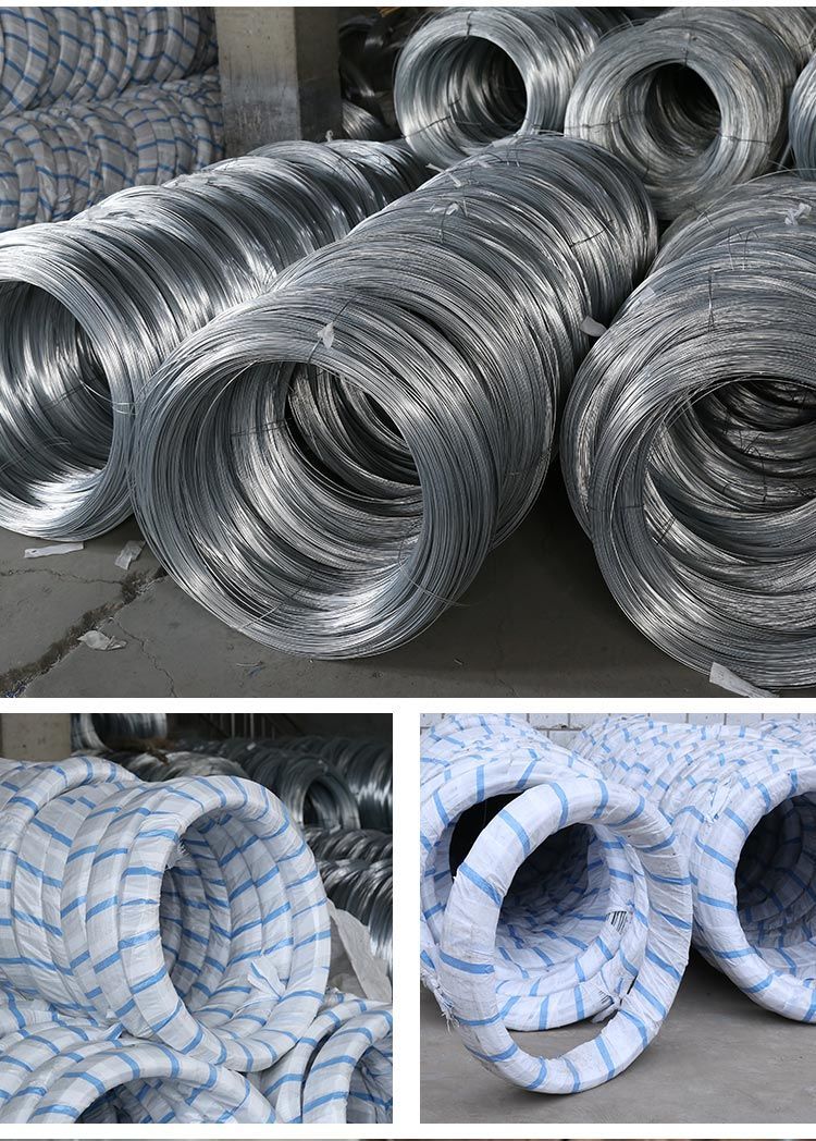 热镀锌钢丝农业用防锈14号钢丝户外大棚果树拉线用热镀锌防锈钢丝16号