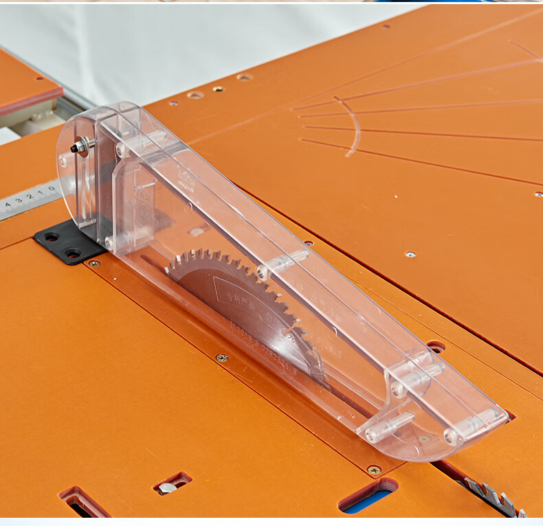 圆盘锯防护罩木工推台锯木工木工工具大全锯台配件安全透明防护罩木工