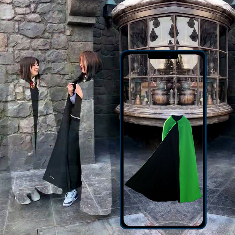 哈利波特隐形斗篷哈利魔法袍子斗篷环球影城隐身衣电影周边波特披风玩