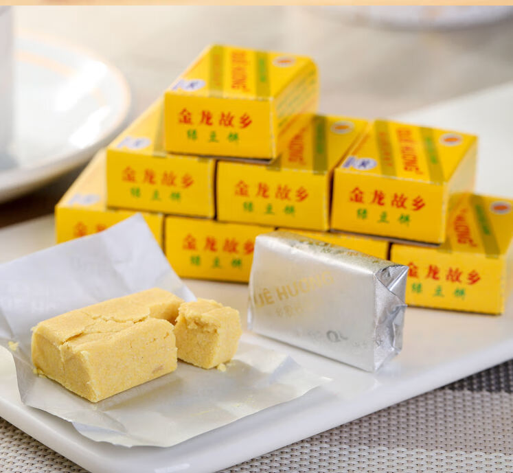 金龙故乡越南绿豆糕老式正宗金龙故乡传统糕点非黄龙绿豆饼绿豆糕5盒