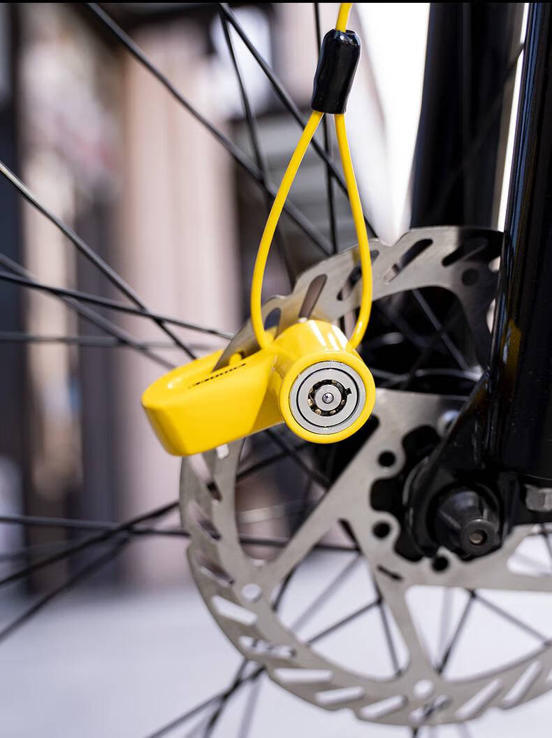 自行车碟锁 碟刹锁摩托车锁电动车防盗碟锁自行车刹车盘锁电瓶车锁