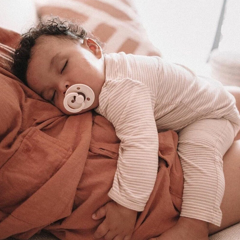 bibs安抚奶嘴新款丹麦直邮bibs宝宝新生儿天然乳胶软安睡型仿母乳ins