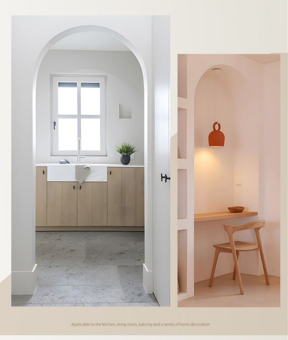 泡沫拱门梁托造型法式圆弧门框门套客厅改造拱形门垭口泡沫角 24cm宽