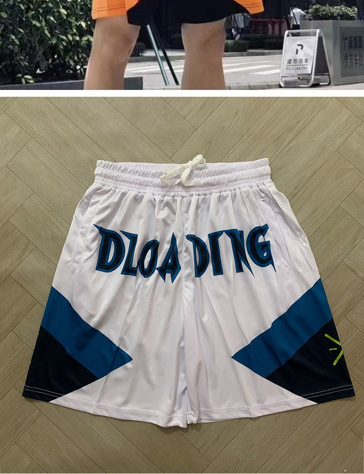 滕讯体育nba专营篮球短裤男新美式短裤拉塞尔比赛球裤透气五分篮球裤