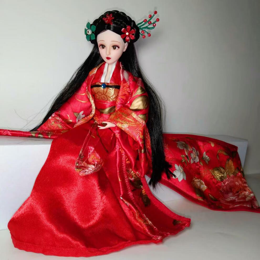 古装芭比娃娃30厘米古代娃娃女孩生日礼物换装洋娃娃玩具礼品套装