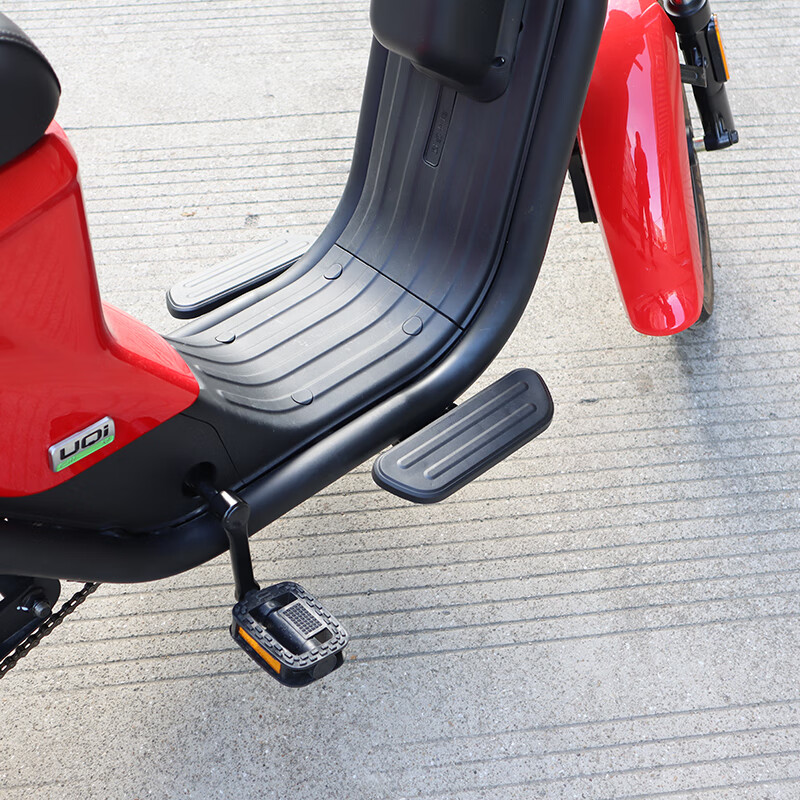 u1/u1c脚蹬后座脚踏板铝合金搁脚电动车uqi/us/u 后脚踏改装 小牛u系