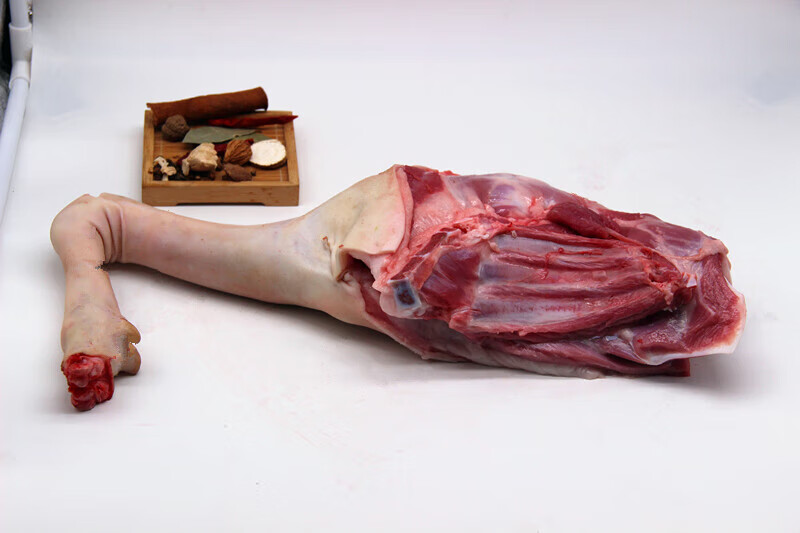 诺斯食美 羊腿新鲜带皮山羊肉农家散养带皮羊腿肉火锅烧烤羊肉生鲜 12