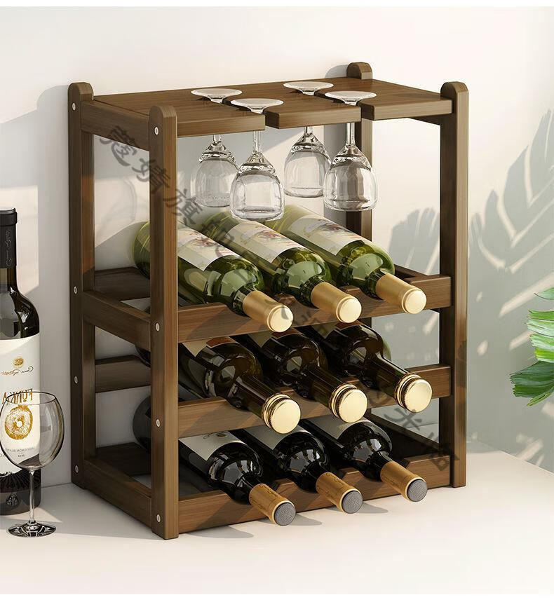 【高端轻奢】蔻婧 酒杯架子红酒架酒架置物架落地酒柜红酒架子家用