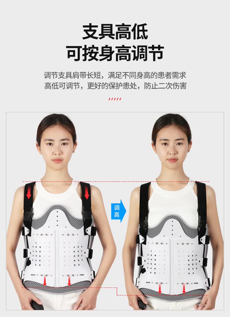护腰保护腰间盘损伤肋骨胸部术后背架 男款双气囊升级款 s【图片 价格