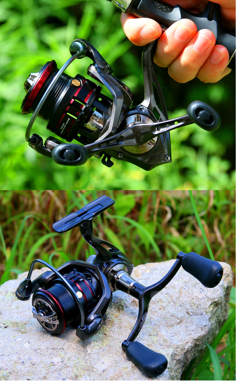 杰米仕(jmisi)得趣全金属纺车轮路亚轮 浅线杯渔轮 微物渔线轮双摇臂