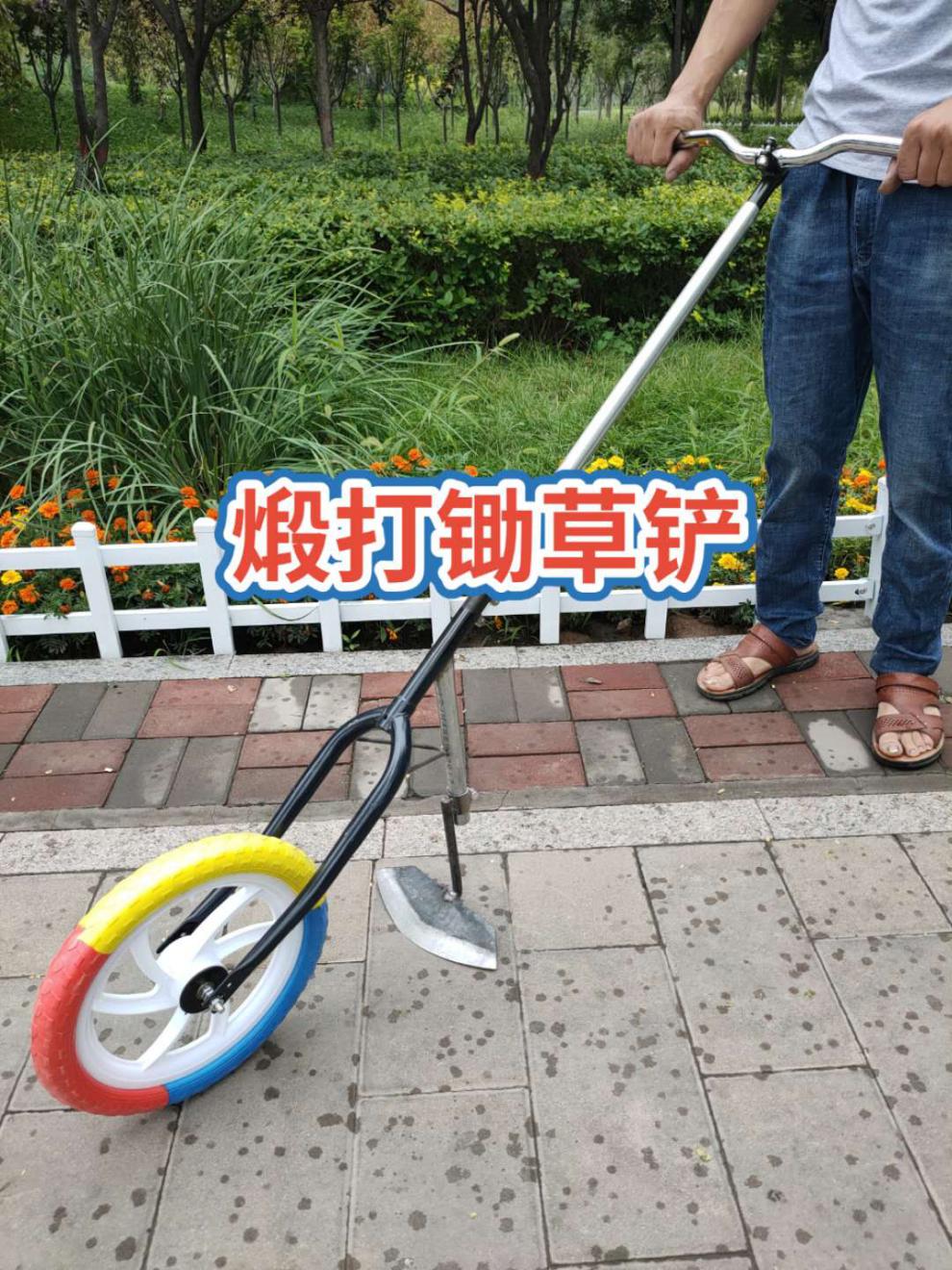 翻地翻地松土小型农用工具家用锄地除草机连根锄头省力手推锄草铲 手
