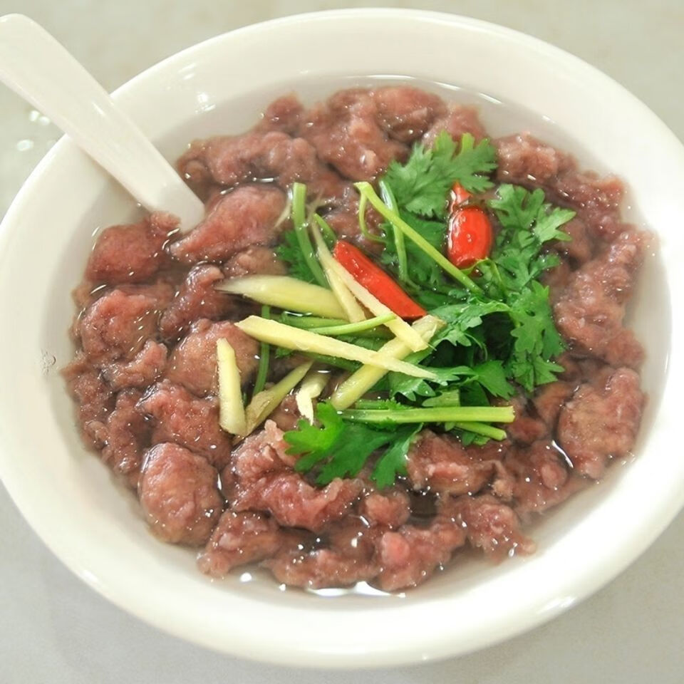 福建泉州石狮牛肉羹闽南特产网红小吃牛肉粳涮火锅食材牛肉滑280g