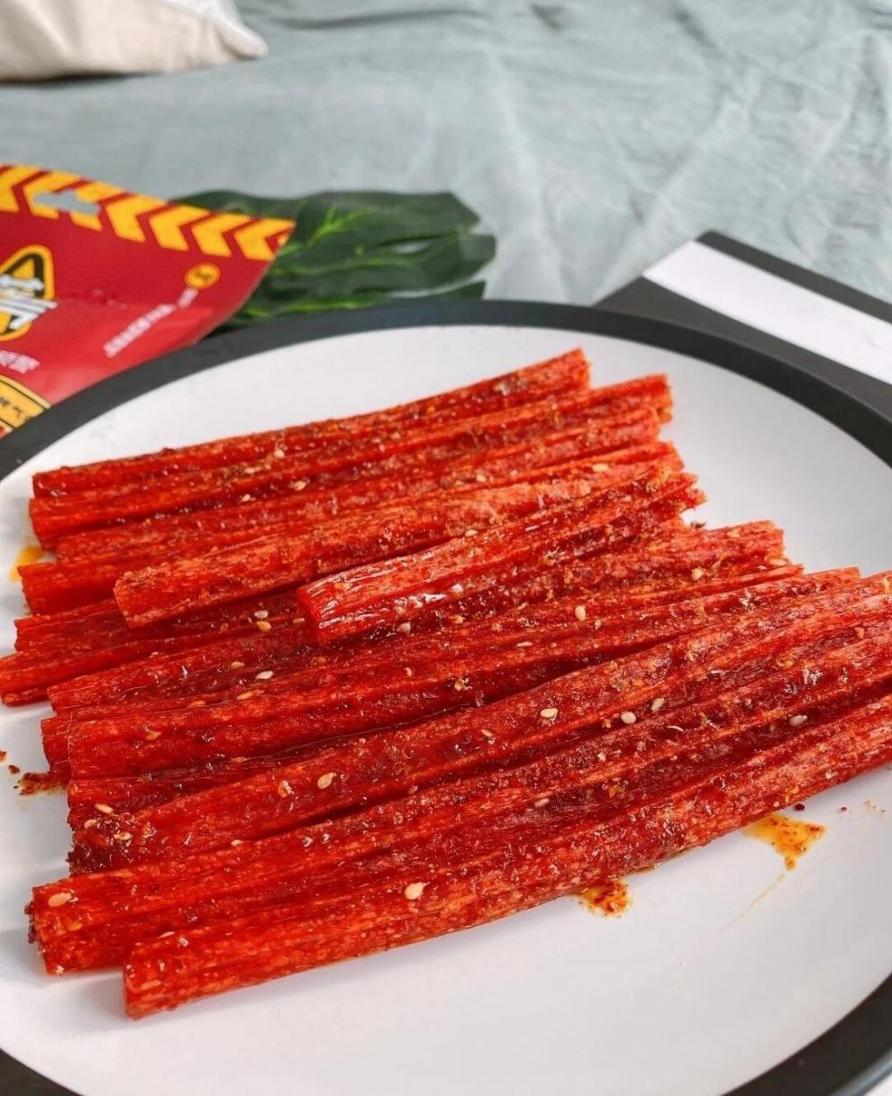 网红辣条超辣火爆脾气片脾气条脾气棒脾气丝麻辣变态辣 火药脾气棒*4