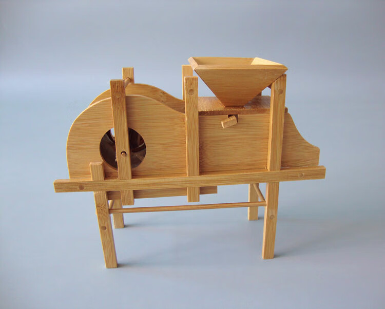 谷风车摆件 竹制品风车 农用工具模型/低碳环保风鼓机/风谷机工艺品