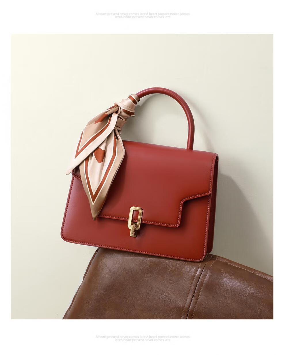 charles&keith 官网小ck红色结婚包包女新娘包2022新款斜挎包百搭手提