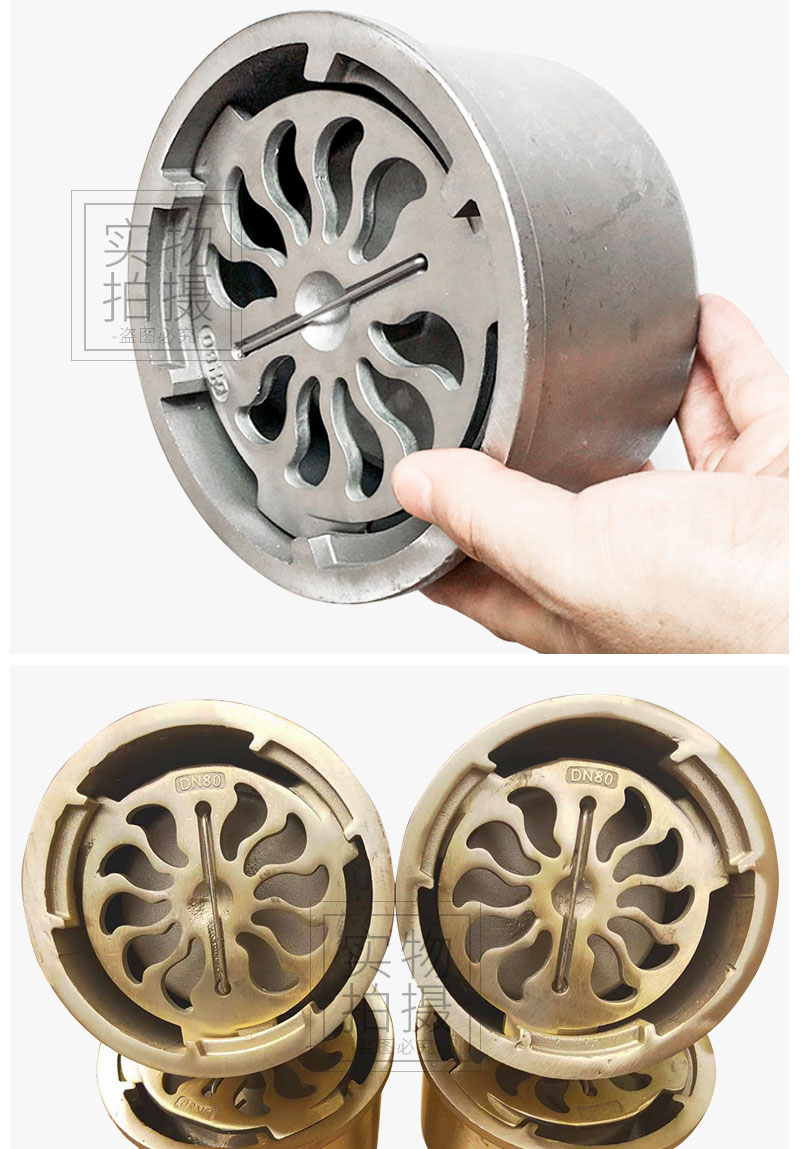 fbfddcr80人防防爆地漏不锈钢dn80防爆波防爆地漏地下室工程专用 全