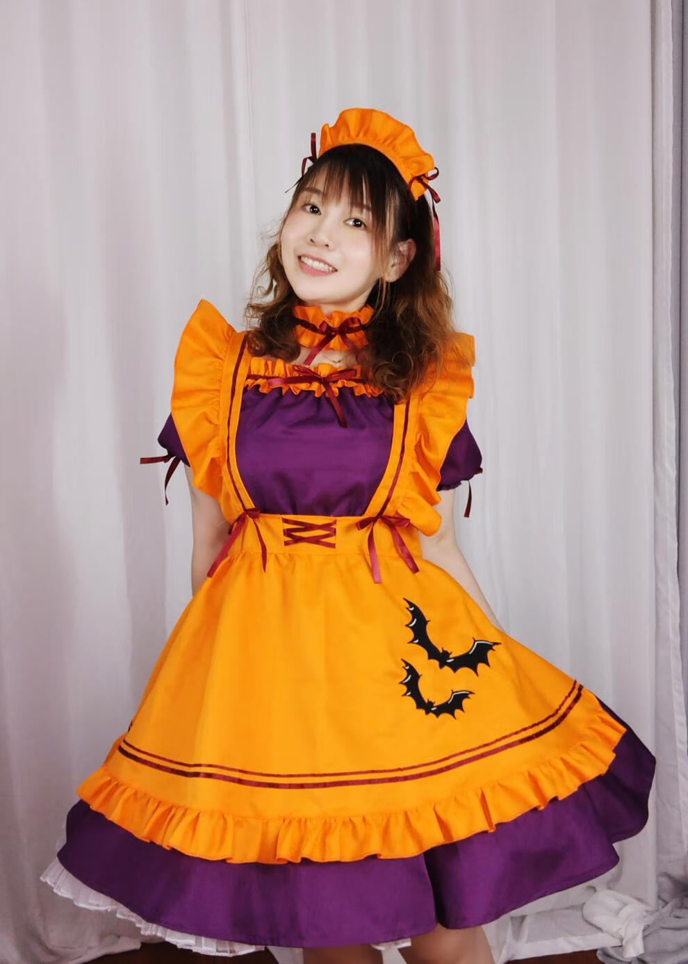 万圣节洛丽塔cos服袍南瓜女仆cosplay洛丽塔公主裙女成人衣服饰性感