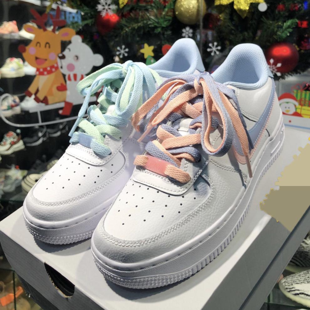 适配1 low白蓝粉双钩鸳鸯鞋带af1空军一号马卡龙 金属扣 120cm【图片