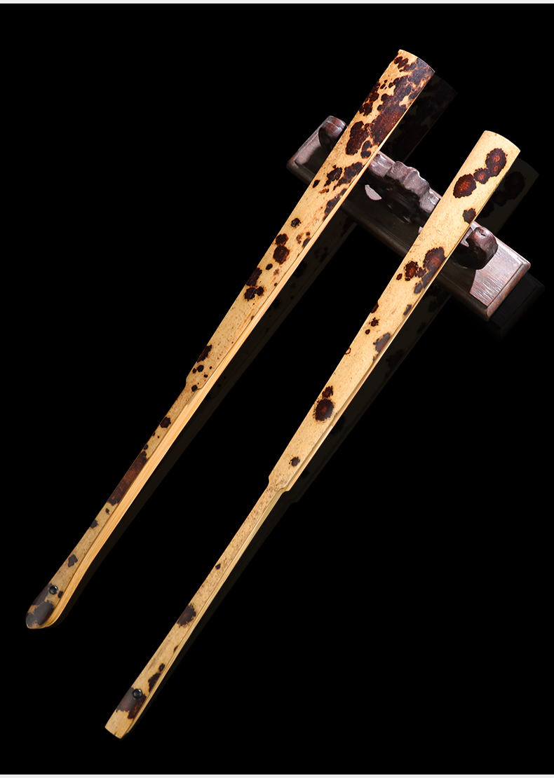 文玩扇子湘妃竹95寸贵妃竹湘妃竹扇扇宣纸苏工扇面中国风男女文玩扇子