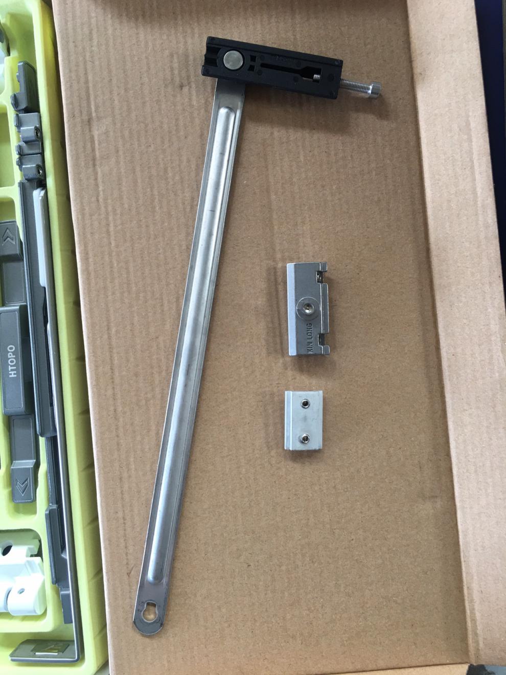 定制 坚朗门窗五金断桥铝内开内倒窗限位器欧式风撑窗用配件 内倒窗