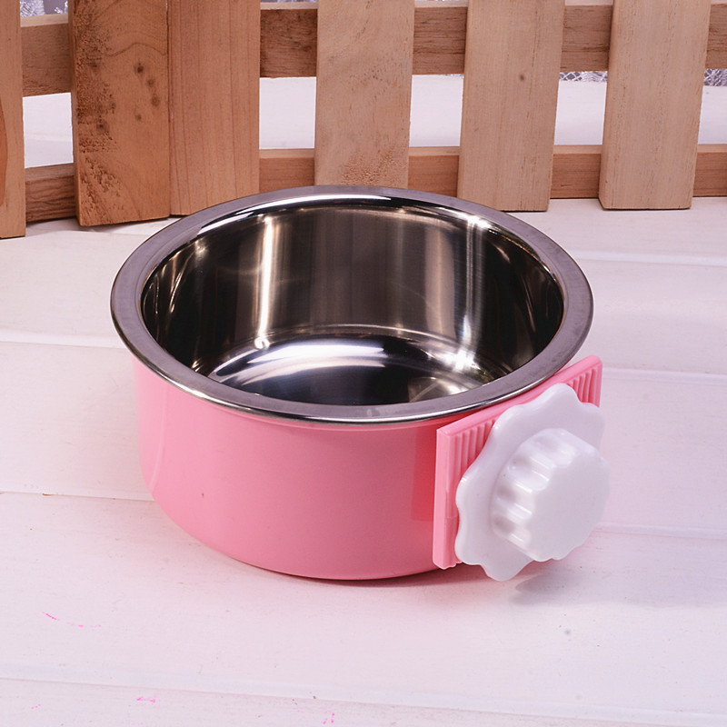 仓鼠食盆陶瓷小仓鼠吃饭的碗兔子喂食器饲料防咬食盒料槽龙猫固定挂式