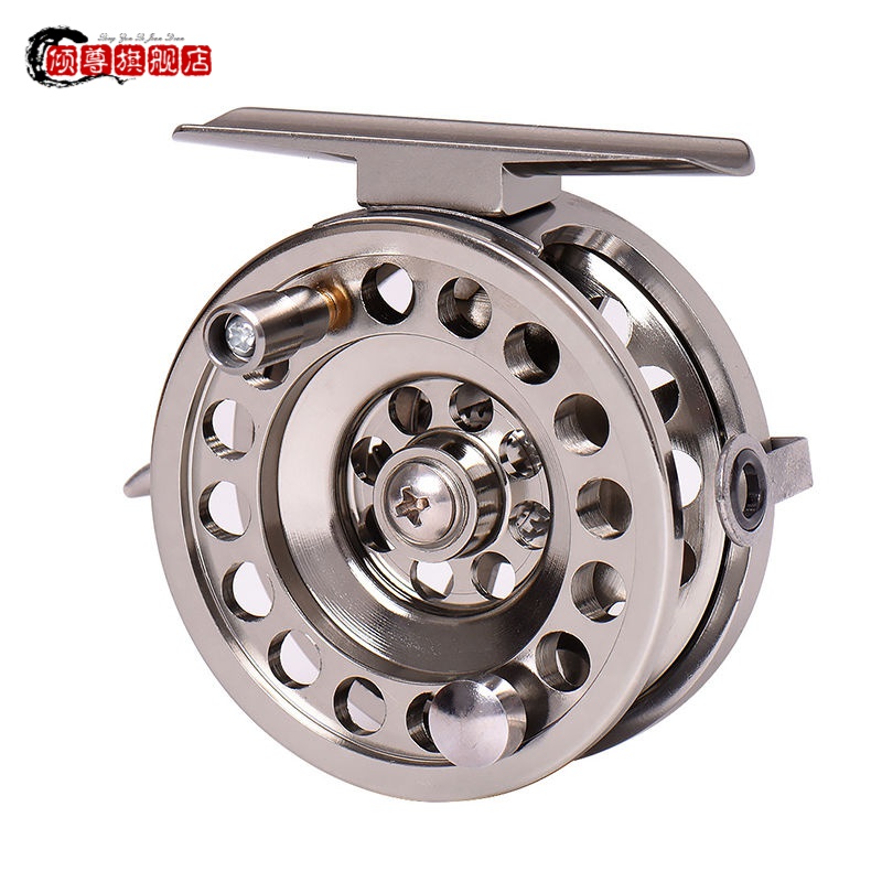 金属前打轮渔线轮铝合金cnc阀钓轮飞蝇轮diy改装矶竿飞钓轮渔轮5000型