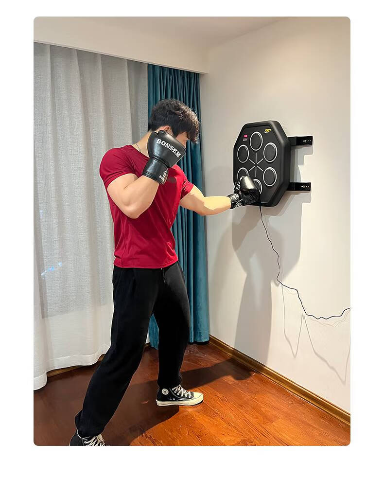 乐星树(lexingshu) 音乐拳击训练器 智能家用拳击靶音乐拳击机反应靶