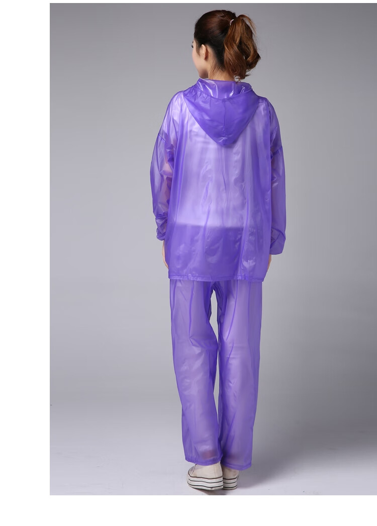 中精质造连体雨衣雨裤雨鞋整套雨衣雨裤雨鞋套装成人连体女士时尚骑行