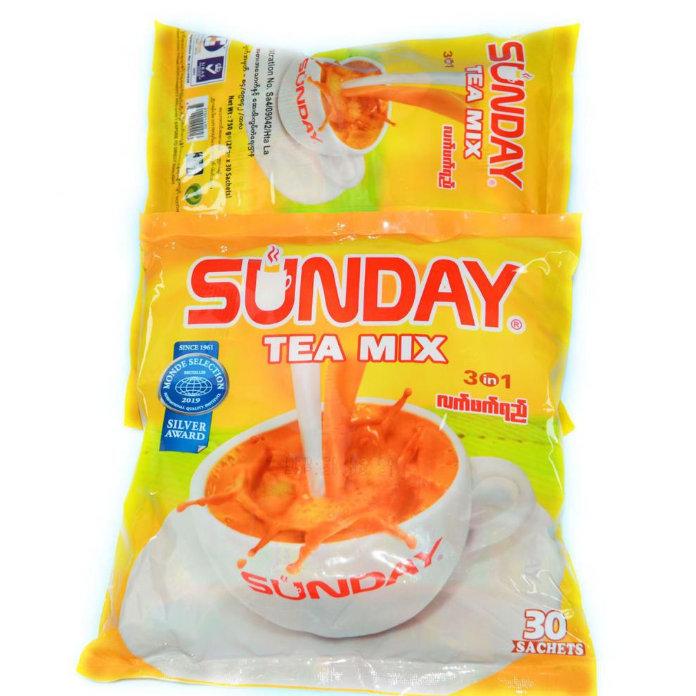 缅甸奶茶星期天 sunday奶茶大包奶茶店原装原味速溶奶茶粉25g*30包