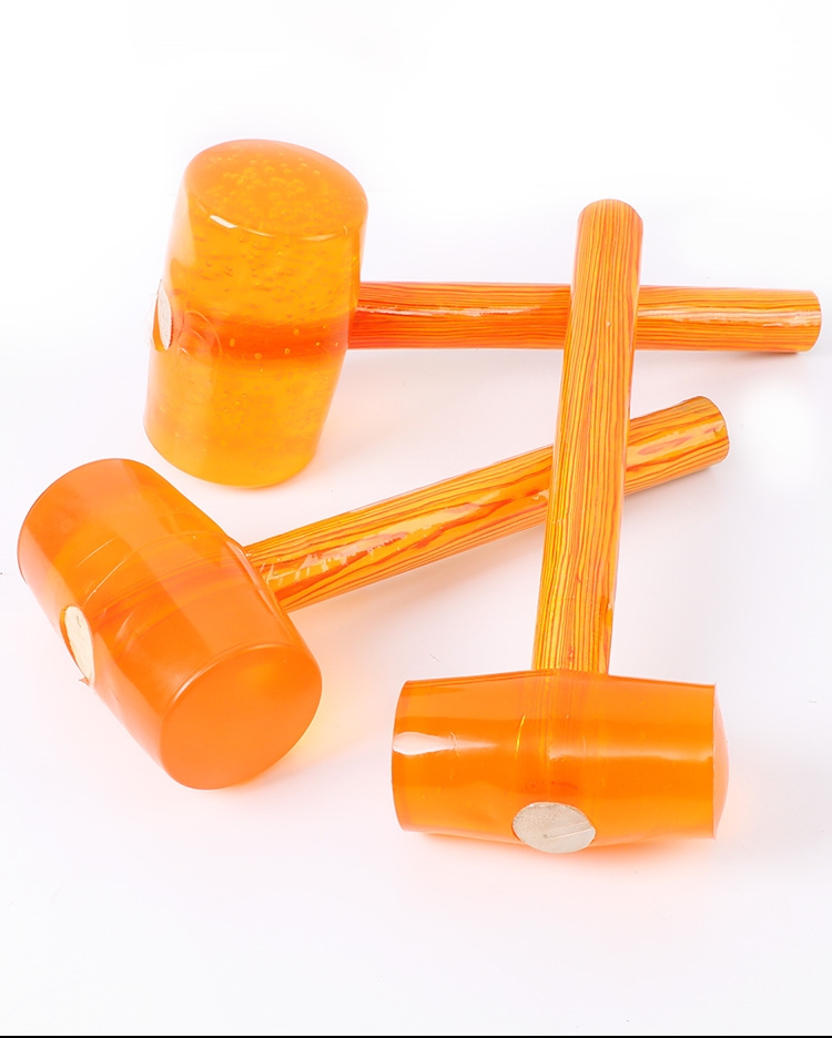 锤郎头工具多功能捶背橡胶锤子 橡皮锤按摩软头装修胶皮 1000型【图片