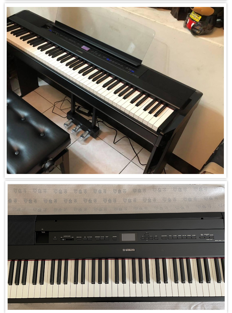 yamaha雅马哈电子钢琴p125/p48/p128成人儿童初学88键重锤考级 雅马哈