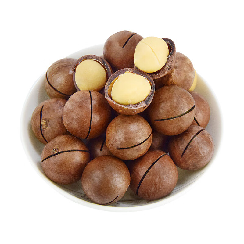 新货奶油大颗粒开口夏威夷果500g袋装净重批发零售网红休闲零食